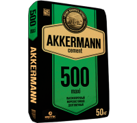 Цемент ЦЕМ II/А-Ш 42,5Н М500 Akkermann Maxi Горнозаводск, 50 кг