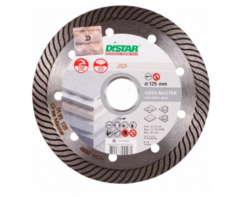 Алмазные диски для УШМ (болгарки) 1A1R 115x1,4x10x22,23 Gres Master
