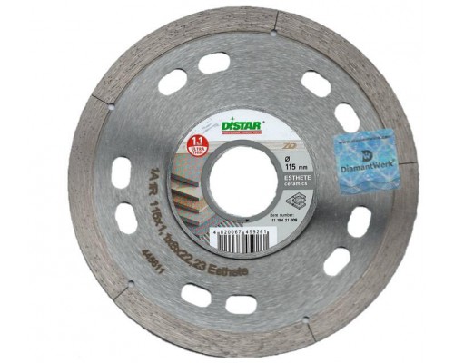 Алмазные диски для УШМ (болгарки) 1A1R 115x1,1x8x22,23 Esthete