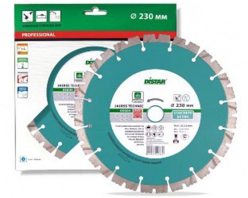Алмазные диски для УШМ (болгарки) 1A1RSS/C3-H 115x2,2/1,4x10x22,23-9 Technic Advanced
