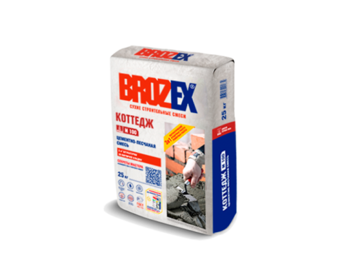 Кладочная смесь BROZEX КОТТЕДЖ М100, 25 кг