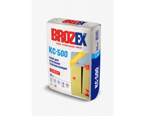 Клей для теплоизоляции BROZEX КС-500, 25 кг