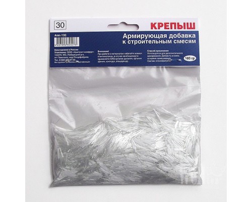 Стеклофибра (армирующая добавка) Крепыш 100гр